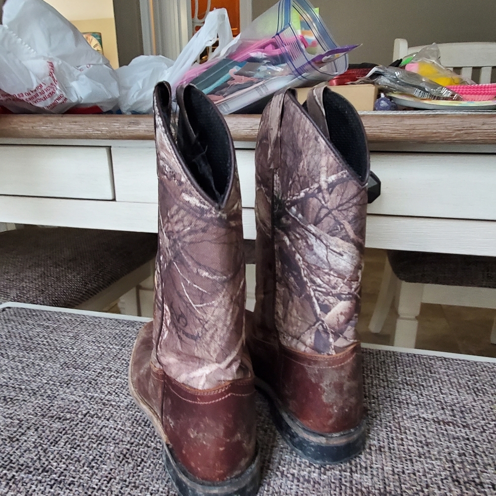 Old west Boys boots 6.5 B - Picture 2 of 5